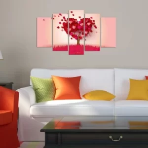 Image of 5PMX-139 Multicolor Decorative MDF Painting (5 Pieces)