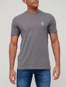 Image of Hugo Boss Tales 1 Chest Logo T-Shirt Dark Grey Size 2XL Men