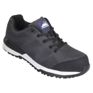 Image of Himalayan 4314 Unisex Black Toe Capped Safety Trainers, UK 11, EU 46