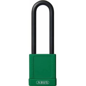 Abus - 74/40HB75 40MM Aluminium Padlock 1-KEY 75MM Long Shackle Green