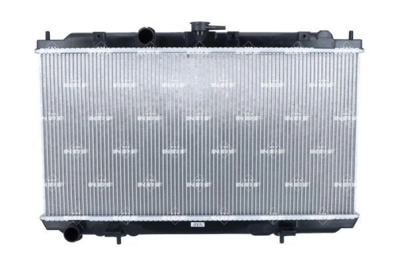 Image of NRF 53386 Engine radiator EASY FIT Brazed cooling fins, Aluminium, with mounting parts Aluminium Radiator,engine cooling (470)