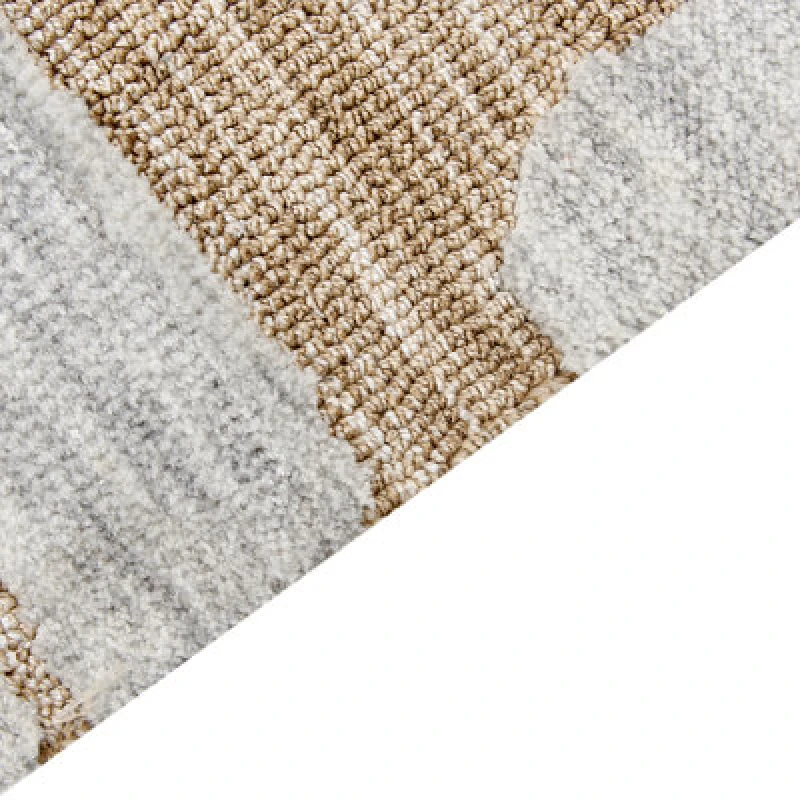 Image of Beliani Modern Rug Mandai Beige 300 X 400 Cm