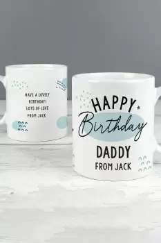 image of Personalised Happy Birthday Mug