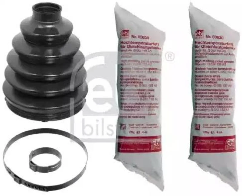 Image of FEBI BILSTEIN 101019 CV Boot Wheel Side, Thermoplast Thermoplast Bellow,drive shaft (194)