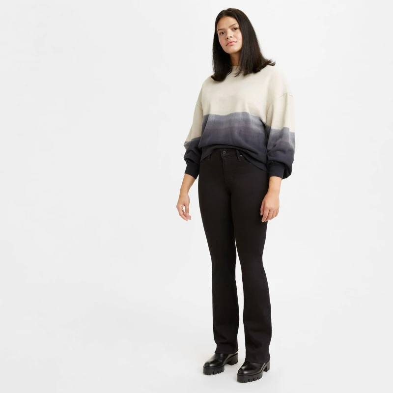 Image of Levis 315 Shaping Bootcut Jeans - Black 30 L30