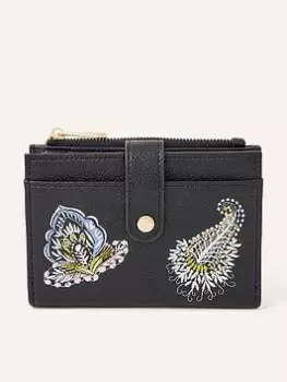 Image of Accessorize Embroidered Removable Cardholder Purse