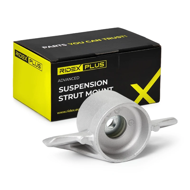 Image of RIDEX PLUS 1180S1540P Top strut mount Rear Axle Right, without ball bearing PU (Polyurethane), Aluminium Suspension Strut Support Bearing (1180)