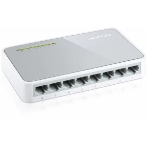 image of TP-LINK TL-SF1008D 8-port 10/100M mini Desktop Switch UK Plug