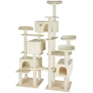 Tectake Cat Tree Scratching Post Entissar - Beige