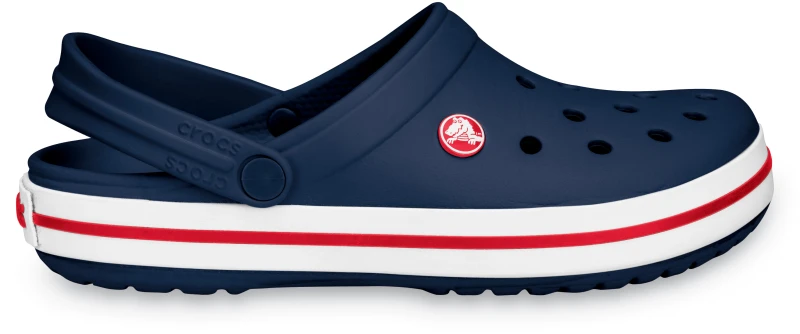Image of Crocs Mens Crocband Lightweight Clogs UK Size 10 (EU 45-46) NAVY CRC474-NAVY-10
