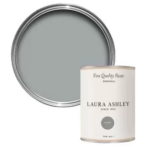 Image of Laura Ashley Slate Eggshell Emulsion Paint, 750Ml