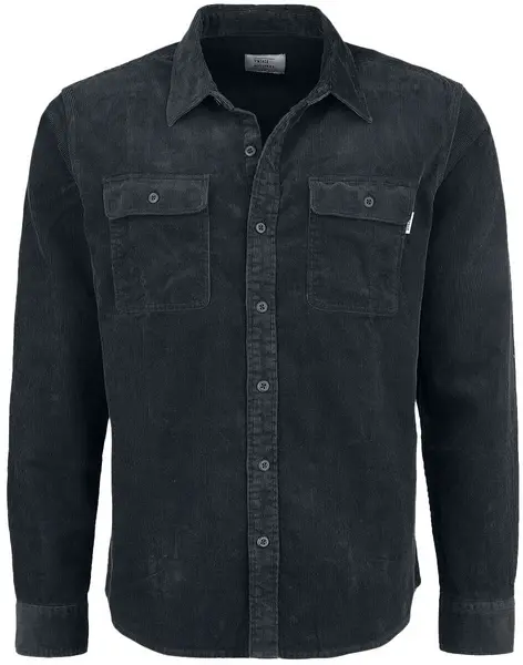 Image of Vintage Industries Brix shirt Longsleeve black