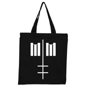 Marilyn Manson - Cross Logo Cotton Tote Bag