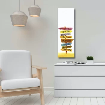 Image of 30902019C - 022 Multicolor Decorative Canvas Painting