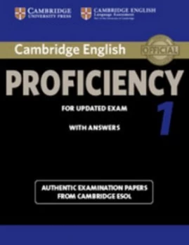 Image of Cambridge English proficiency 1 for updated exam Students book with answers by Cambridge ESOL