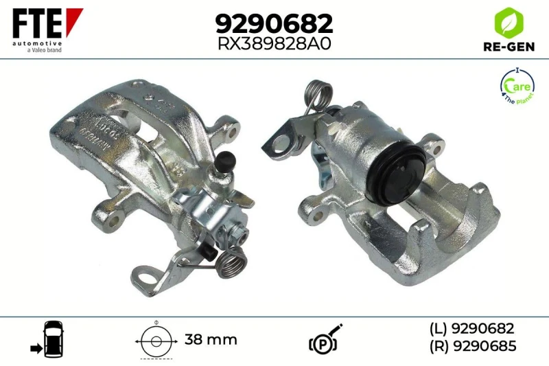 Image of Brake caliper FTE 9290682