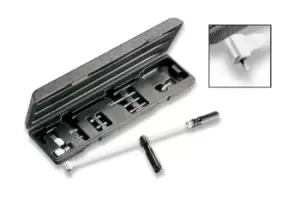 Image of Beta Tools 1439K7 90° Angular Screwdriver (Long) with 10 Blades 014390101