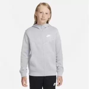 image of Nike Sportswear Full-Zip Hoodie Junior - Grey