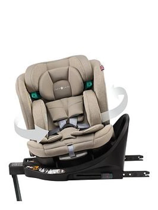 Image of Cozy N Safe Stanford 360° 40-150cm Child Car Seat - Ecru, Cream EST326-2