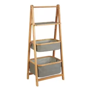 3-Tier Bathroom Storage Unit in Bamboo