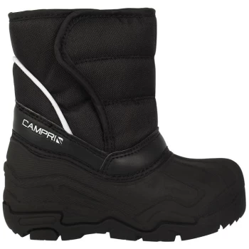 Campri Infants Snow Boots - Black/White