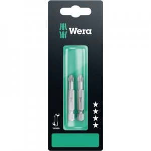 Image of Wera 855/4 TZ SB SiS Philips bit PZ 3 Tool steel hardened F 6.3 2 pcs