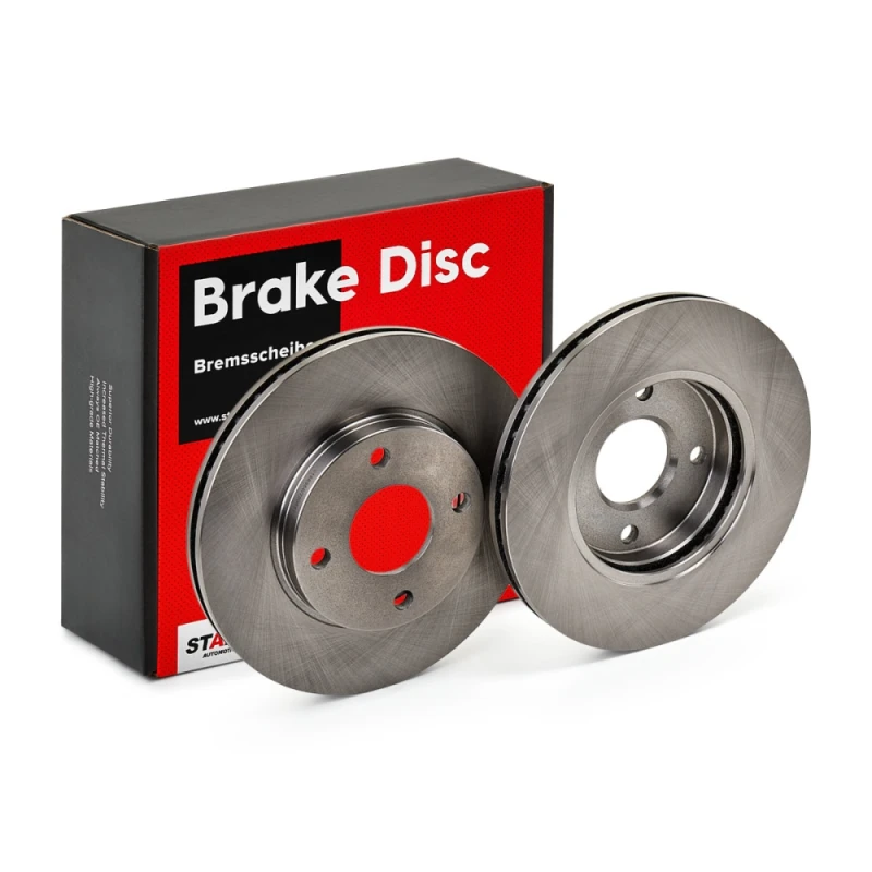 Image of STARK SKFO-2005 Brake disc Front Axle, Vented, Cast Iron, Uncoated, Untreated, without bolts/screws Cast Iron Brake Disc (82)