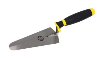 image of T529207 Guaging Trowel Carbon Steel Soft Grip 180mm - CK