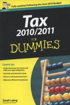 Image of Tax 2010/2011 for Dummies by Sarah Laing Paperback