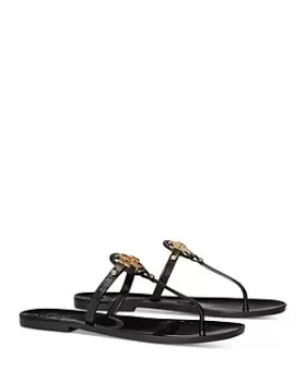 image of Tory Burch Mini Miller Jelly Flat Thong Sandals