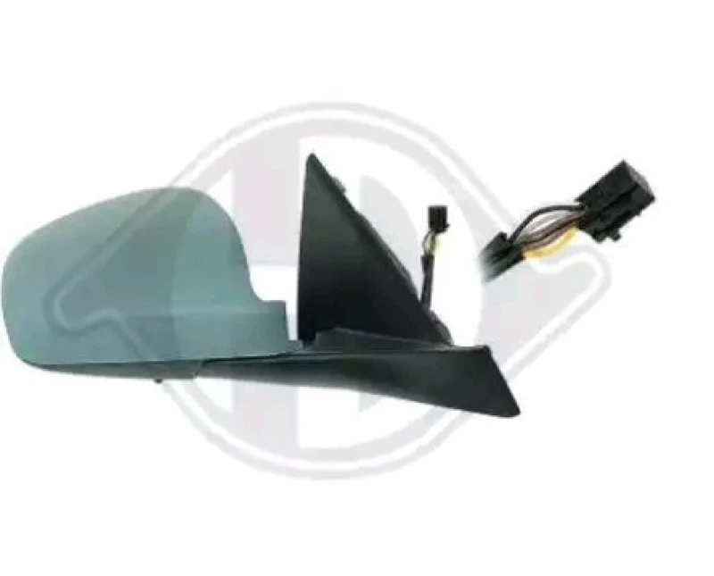 Image of DIEDERICHS 3042124 Wing mirror Right, for electric mirror adjustment, primed Outside Mirror (50)