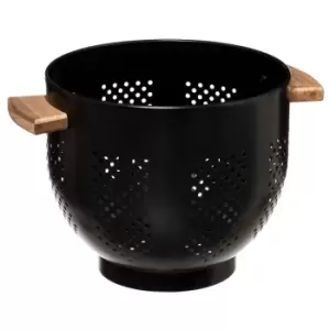 Modern 20cm Colander Black