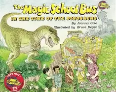 Image of magic school bus in the time of dinosaurs