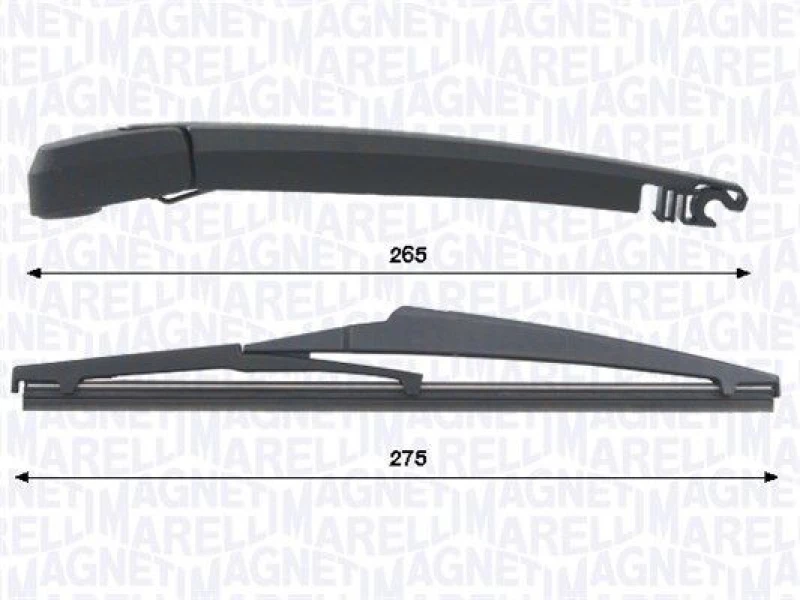 Image of MAGNETI MARELLI Wiper arm set MAGNETI MARELLI 000723180439