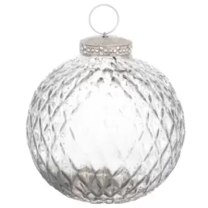 Image of The Noel Collection Smoked Midnight Honeycombe Bauble