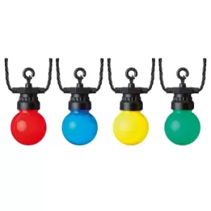 image of Premier Bulb Battery-Powered Multicolour 10 LED Indoor & Outdoor String Lights