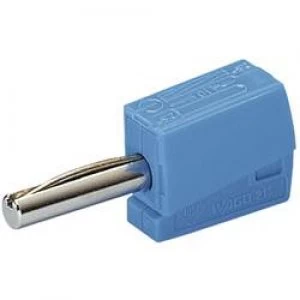 image of Jack plug Plug straight Pin diameter 4mm Blue WAGO