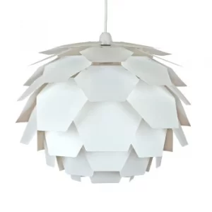 image of Petale Pendant Shade in White