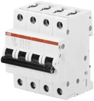 Abb S204-C40 Circuit Breaker, Thermal Mag, 4 Pole - main image