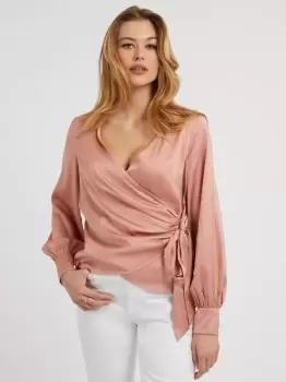 Guess Front Wrap Blouse