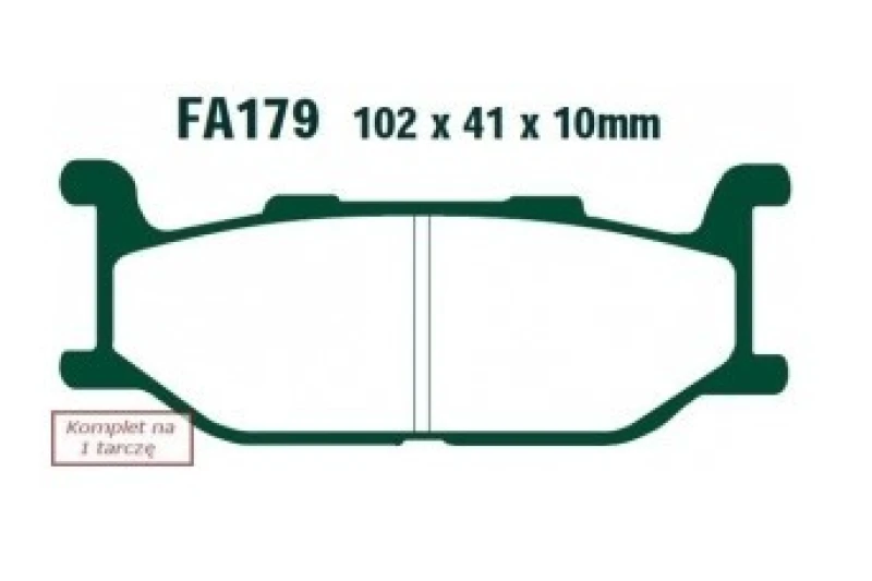 Image of EBC Brakes SFA179 Brake pad set Brake Pad Set,disc brake (402)