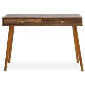 Image of Interiors By Ph 2 Drawer Console Table Wood Veneer