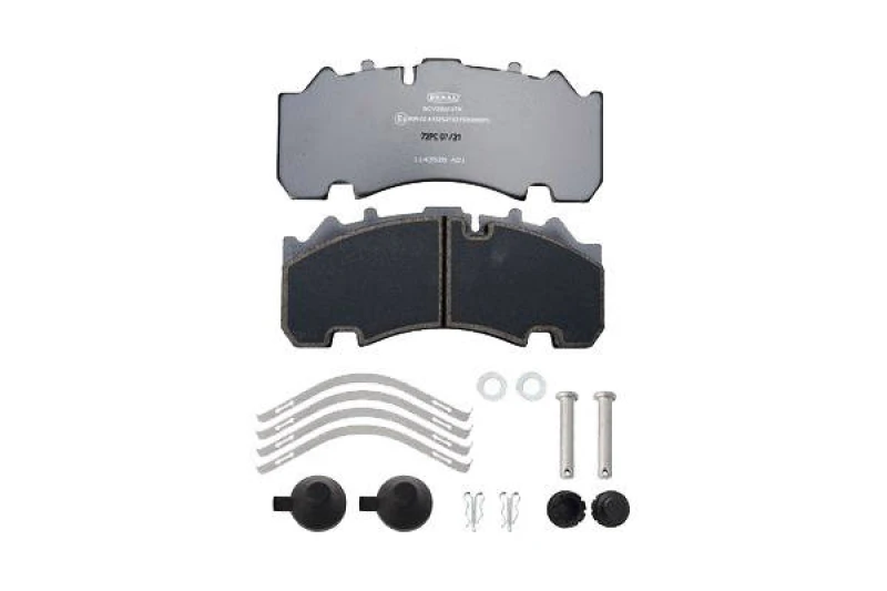 Image of BERAL BCV29263TK Brake pad set prepared for wear warning indicator, with accessories Brake Pad Set,disc brake (402)