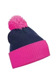 Image of Snowstar Duo Two-Tone Winter Beanie Hat