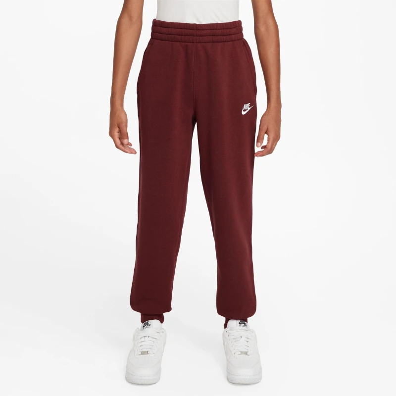 Image of Nike Fleece Jogging Bottoms Juniors Team Red male 7-8 Yrs
