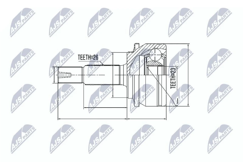 Image of NTY CV joint kit NTY NPZ-TY-061