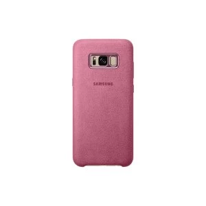 image of Samsung EF-XG955APEGWW Galaxy S8 Plus Alcantara Cover in Pink