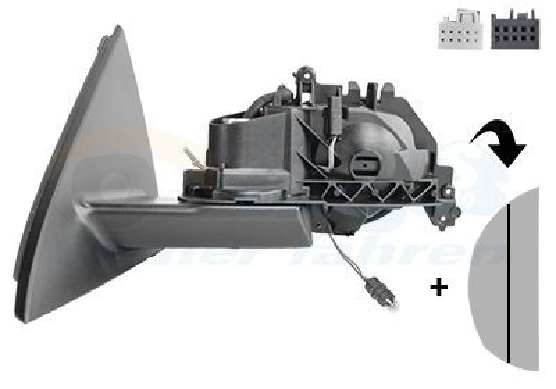 Image of VAN WEZEL Wing mirror VAN WEZEL 2930853
