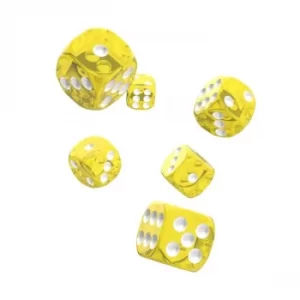 image of Oakie Doakie Dice D6 (Translucent Yellow)