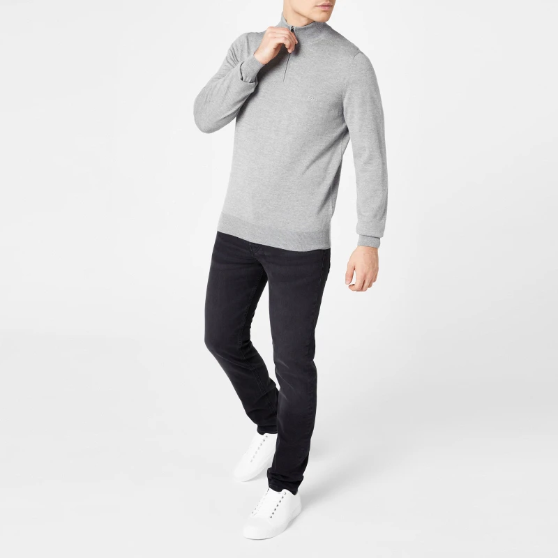 Image of Boss Taber Tapered Fit Jeans - Blue Blue 30 S